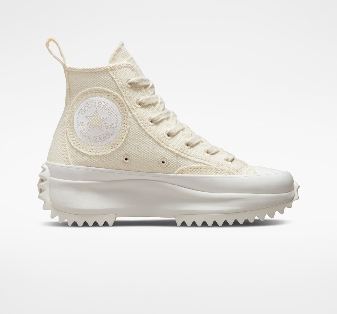 Converse Egret/natural Slonovina/vintage White Run Star Hike City High Top