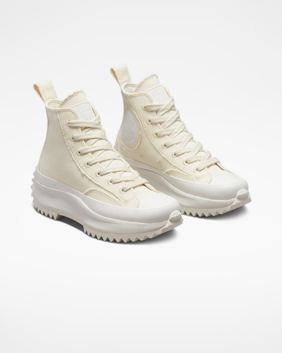 Converse Egret/natural Slonovina/vintage White Run Star Hike City High Top