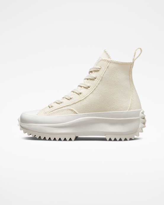 Converse Egret/natural Slonovina/vintage White Run Star Hike City High Top