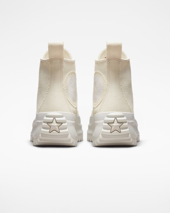 Converse Egret/natural Slonovina/vintage White Run Star Hike City High Top