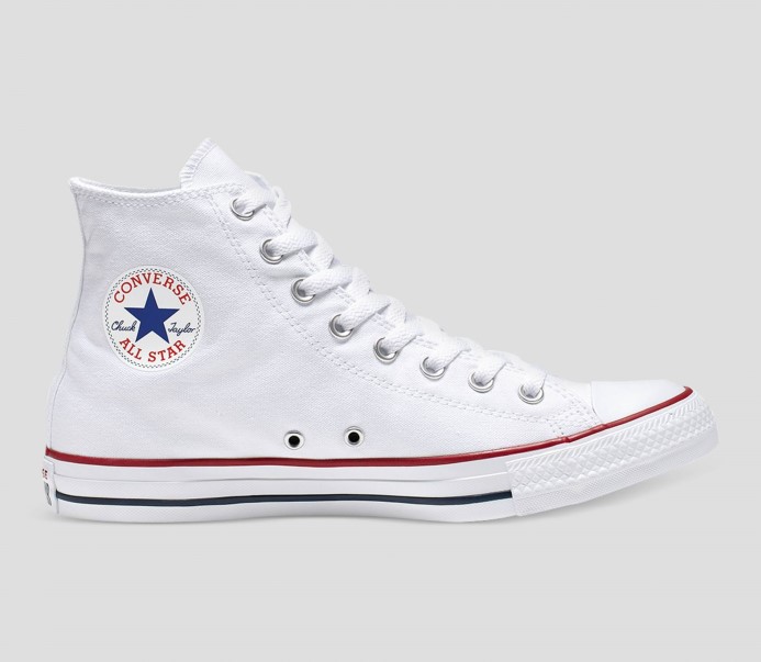 Chuck Taylor All Star Klasická Farba Vysoký Vrch Biely Converse