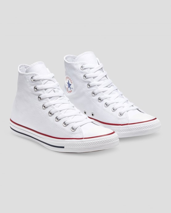 Chuck Taylor All Star Klasická Farba Vysoký Vrch Biely Converse