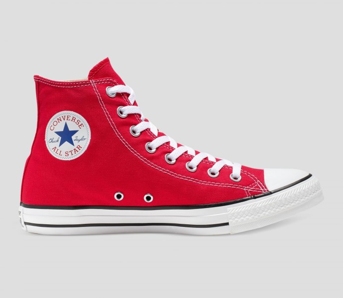 Chuck Taylor All Star Klasická Farba Vysoký Vrch Converse červený