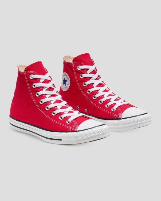Chuck Taylor All Star Klasická Farba Vysoký Vrch Converse červený