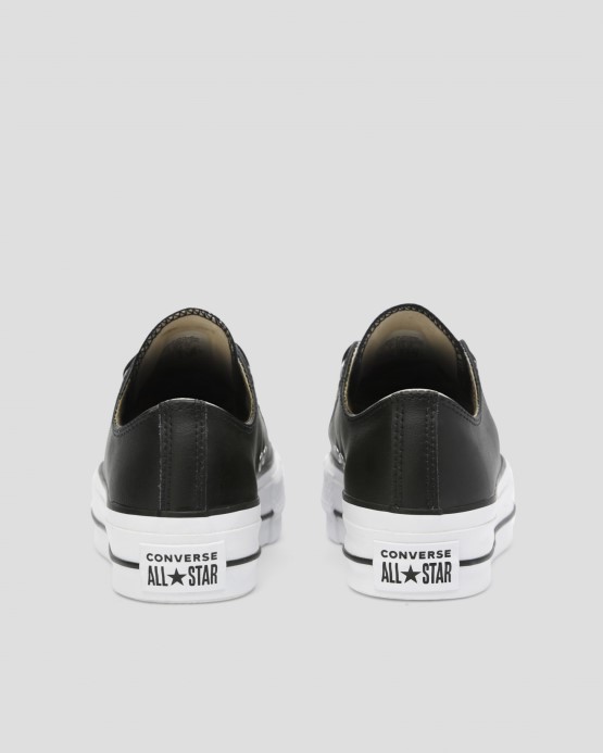Black/white Skľučovadlo Taylor All Star Lift čistá Koža Low Top Converse