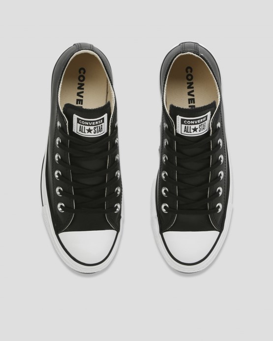 Black/white Skľučovadlo Taylor All Star Lift čistá Koža Low Top Converse