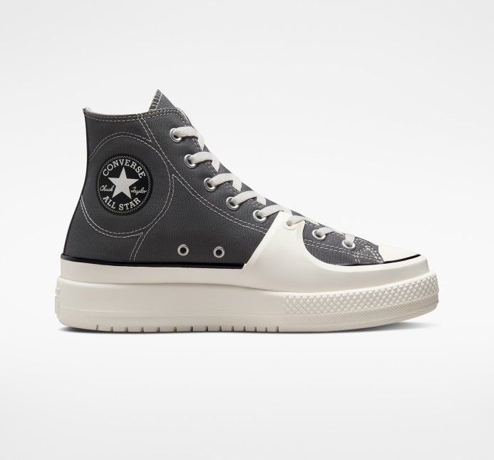 Converse Chuck Taylor All Star Construct Deco Stitch High Top Cyber Grey/vintage White/egret