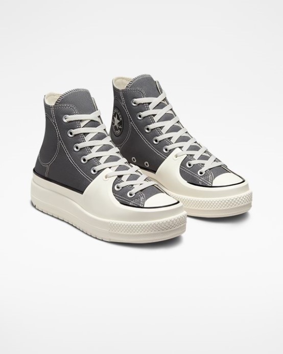 Converse Chuck Taylor All Star Construct Deco Stitch High Top Cyber Grey/vintage White/egret