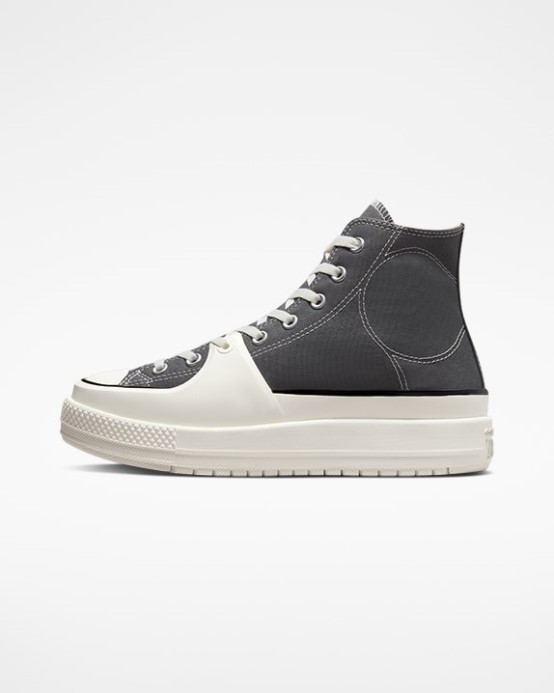Converse Chuck Taylor All Star Construct Deco Stitch High Top Cyber Grey/vintage White/egret