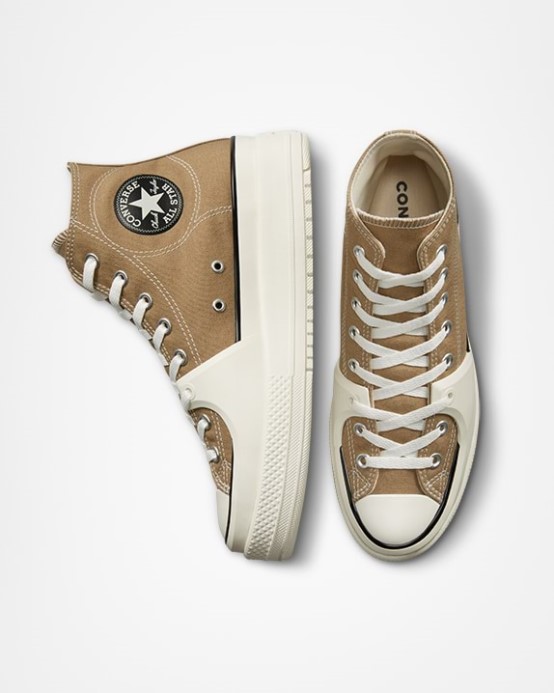 Chuck Taylor All Star Construct Deco Steh High Top Roasted/black/egret Converse