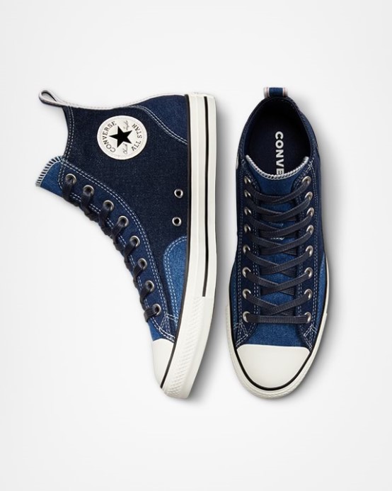 Blue/egret Chuck Taylor All Star Workwear Denim Vysoký Vrch Converse