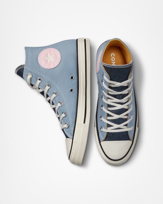Converse Ocean Retreat/navy Chuck Taylor All Star Denim Fashion Vysoký Top