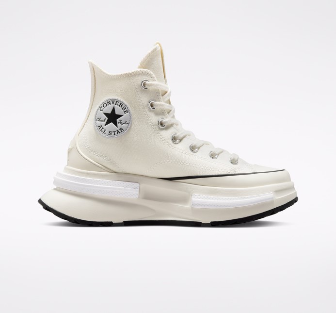 Egret/black/white Converse Run Star Legacy Cx Future Comfort Vysoký Top