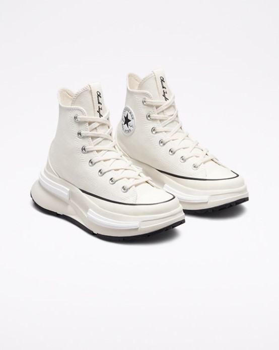 Egret/black/white Converse Run Star Legacy Cx Future Comfort Vysoký Top