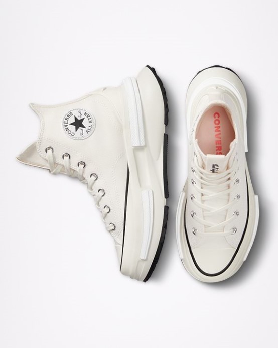 Egret/black/white Converse Run Star Legacy Cx Future Comfort Vysoký Top