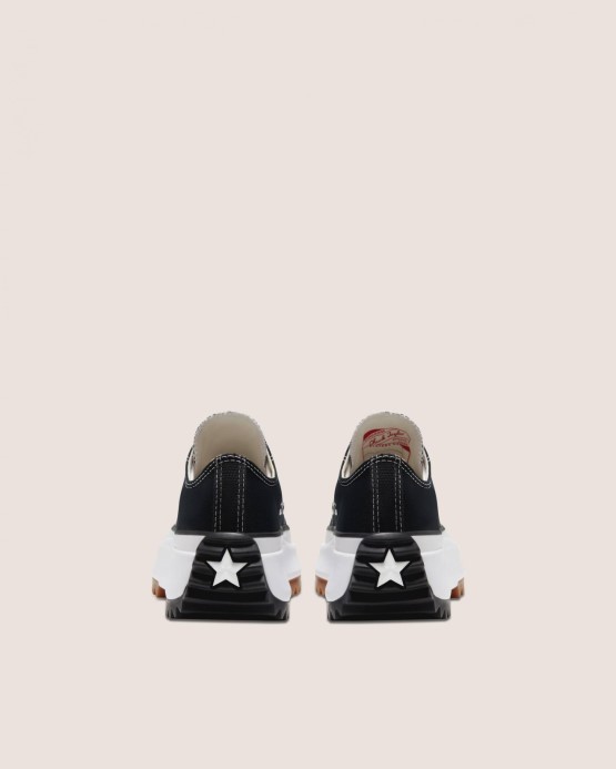 Run Star Hike Canvas Low Top Converse Black/white/guma