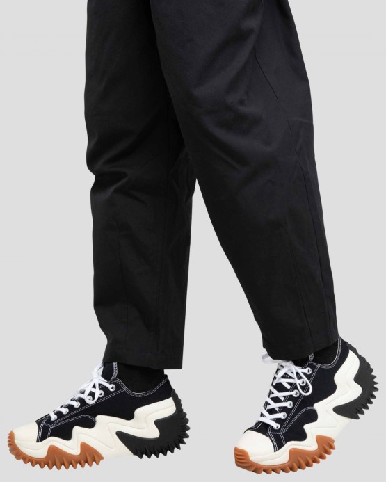 Black/white/egret Converse Run Star Motion Plátno Platforma Nízka Top
