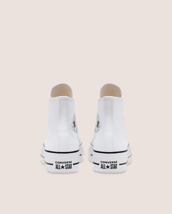 Chuck Taylor All Star Lift Plátno Vysoké Biele/čierne Converse