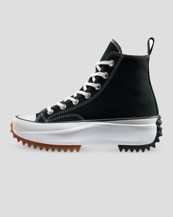 Run Star Hike Lugged High Top Converse Black/white/guma