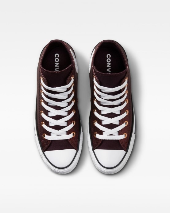 Converse Chuck Taylor All Star Forest Glam Vysoký Top čierna čerešňa/biela/meď