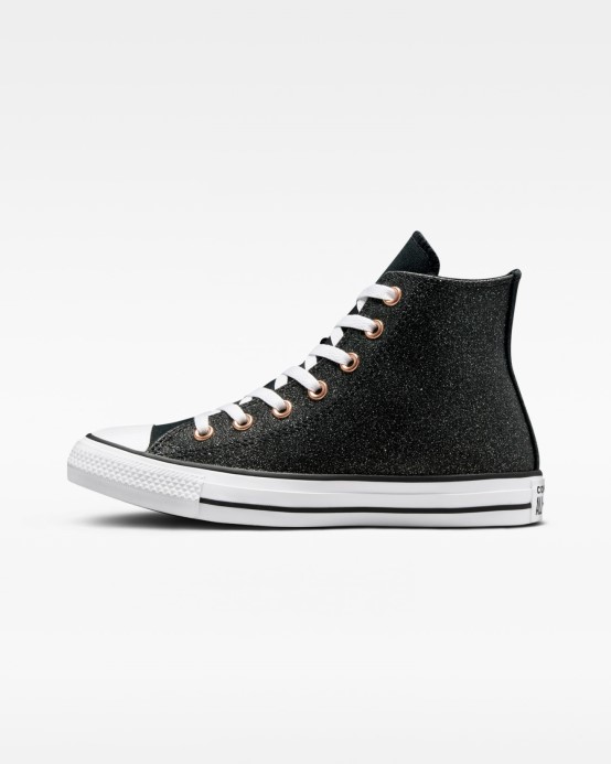 Chuck Taylor All Star Forest Glam Vysoký Top Black/white/meď Converse