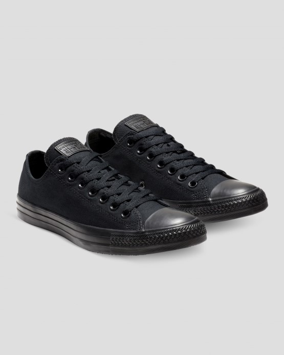Chuck Taylor All Star Klasická Farba Nízky Vrch Converse čierny Mono