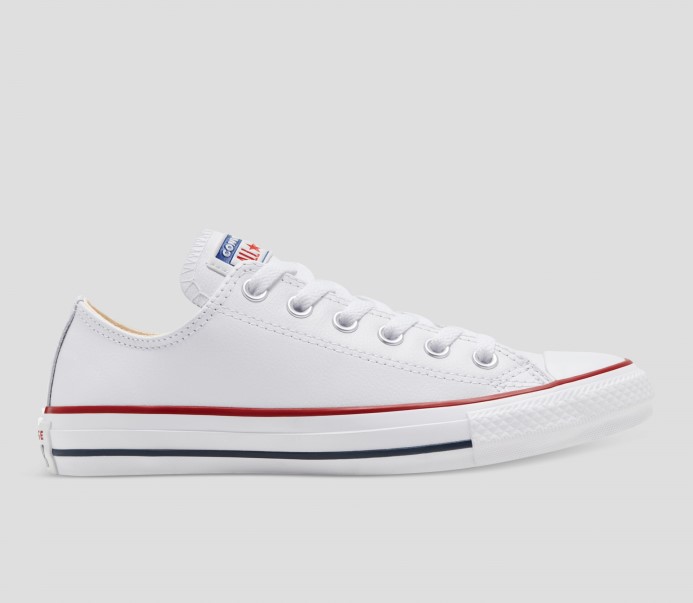Converse Biely Skľučovadlo Taylor All Star Kožený Top