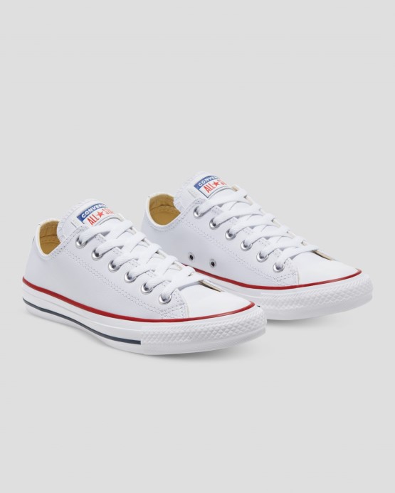 Converse Biely Skľučovadlo Taylor All Star Kožený Top