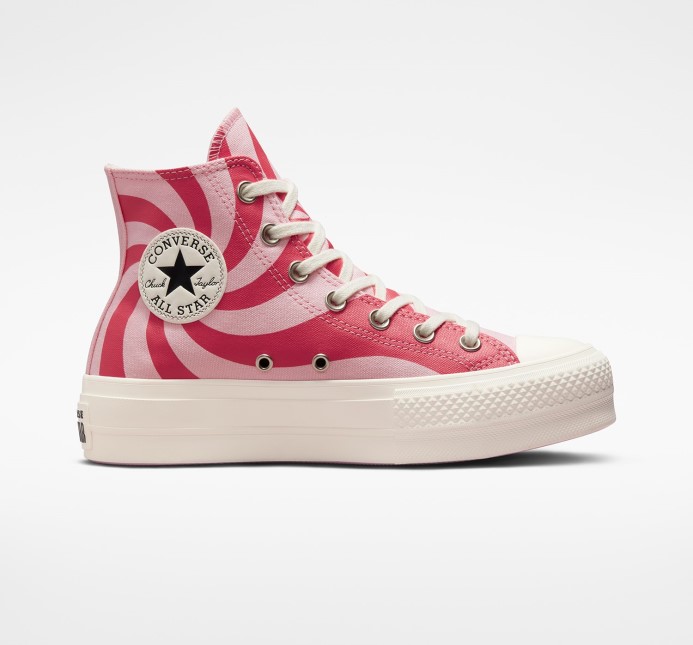 Converse Chuck Taylor All Star Lift Farba Candy High Top Sunrise Pink/karmínovo Ružová