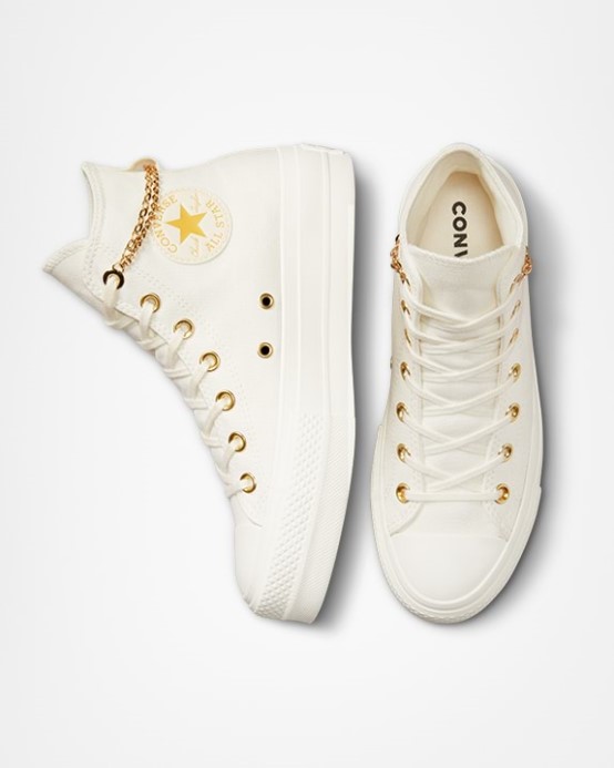 Chuck Taylor All Star Lift Valentines Day High Top Converse Egret/mams Zemiakový šalát