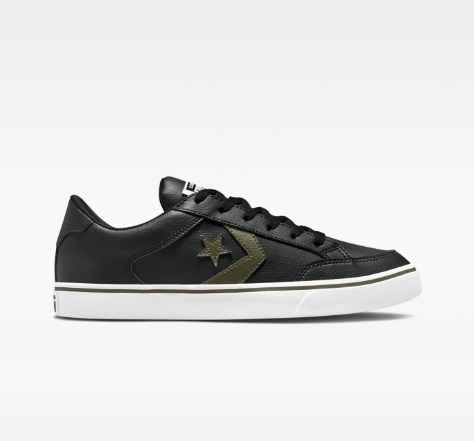 Tobin Umelá Koža Nízka Top čierna/cargo Khaki/biela Converse