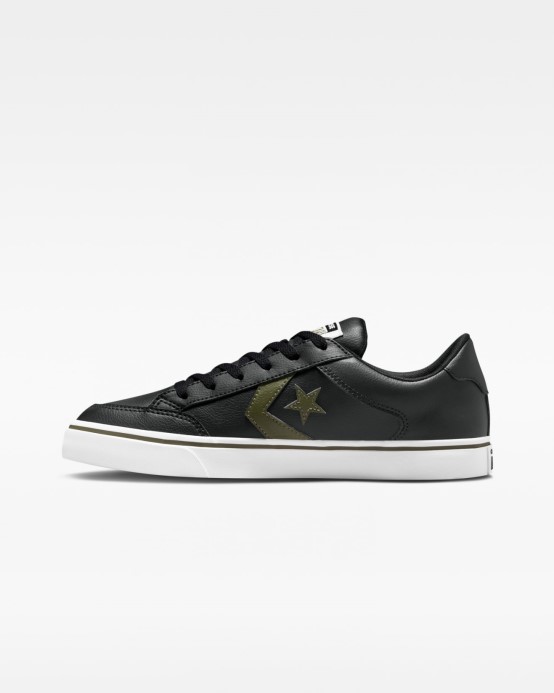 Tobin Umelá Koža Nízka Top čierna/cargo Khaki/biela Converse