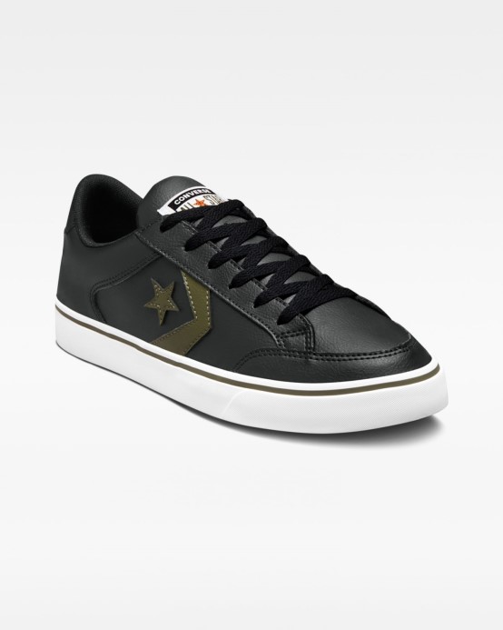 Tobin Umelá Koža Nízka Top čierna/cargo Khaki/biela Converse