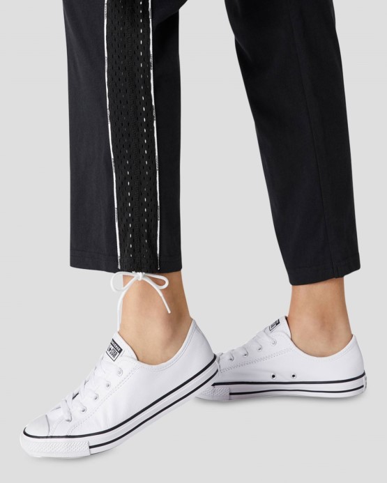 Chuck Taylor All Star Luxusná Koža Converse Biela/čierna