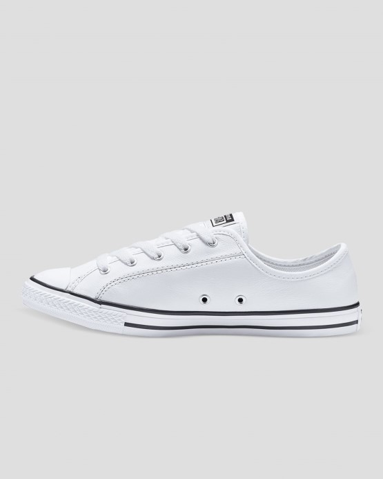 Chuck Taylor All Star Luxusná Koža Converse Biela/čierna