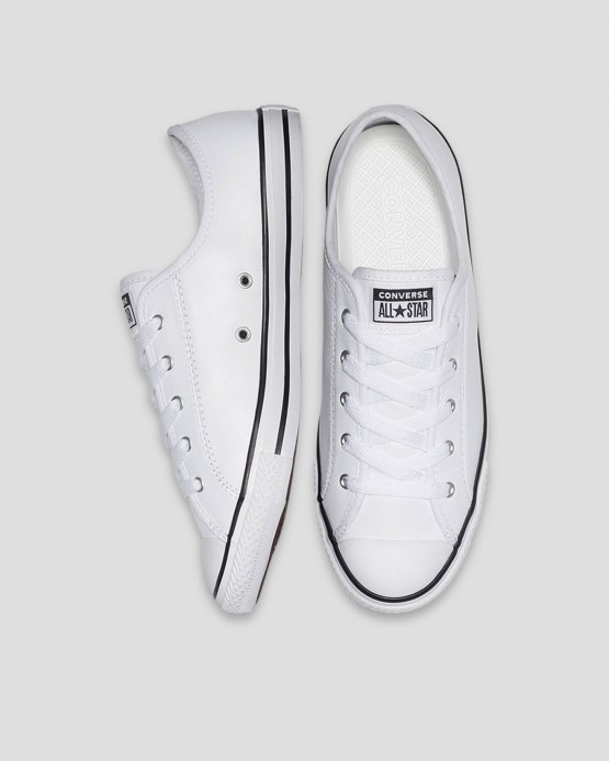 Chuck Taylor All Star Luxusná Koža Converse Biela/čierna