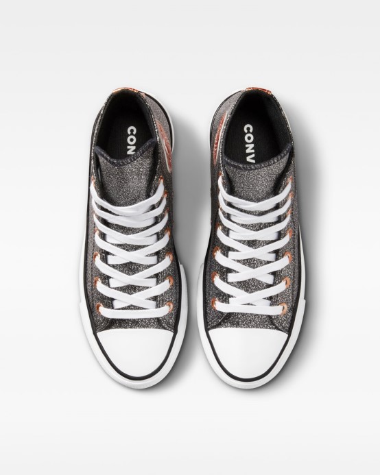 Converse čierna/medená/biela Skľučovadlo Taylor All Star Forest Glam Lift High Top