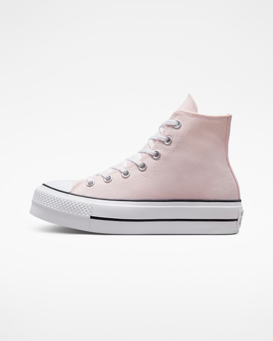 Converse Chuck Taylor All Star Lift Sezónna Farba Vysoká Top Desaťročná Ružová/biela/čierna