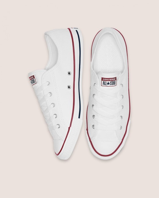 Chuck Taylor All Star Elegantné Základné Plátno Converse Biela/červená/modrá