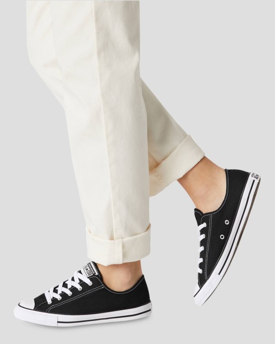 čierno/biele Skľučovadlo Taylor All Star Elegantné Základné Plátno Converse