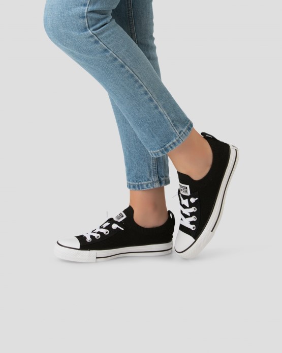 Converse čierna Skľučovadlo Taylor All Star Shoreline Knit Slip Low Top