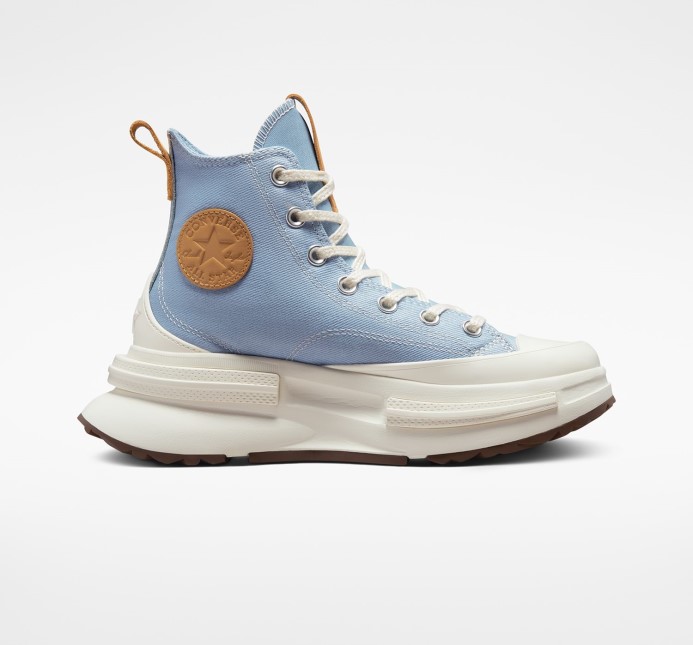 Run Star Legacy Cx Denim High Top Ocean Ustúpiť/egret/golden Tan Converse