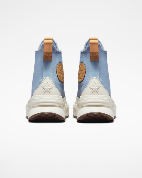 Run Star Legacy Cx Denim High Top Ocean Ustúpiť/egret/golden Tan Converse