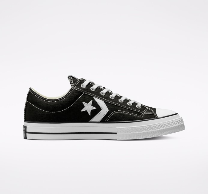 Hviezdny Hráč 76 Nízky Vrch Converse čierna/vintage Biela