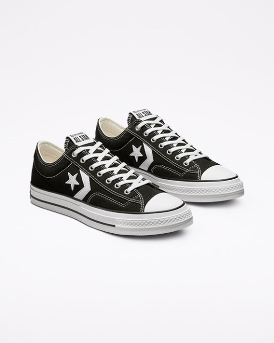 Hviezdny Hráč 76 Nízky Vrch Converse čierna/vintage Biela