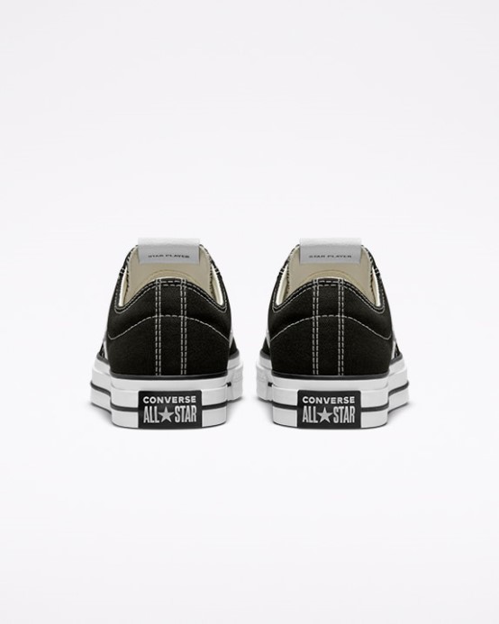Hviezdny Hráč 76 Nízky Vrch Converse čierna/vintage Biela