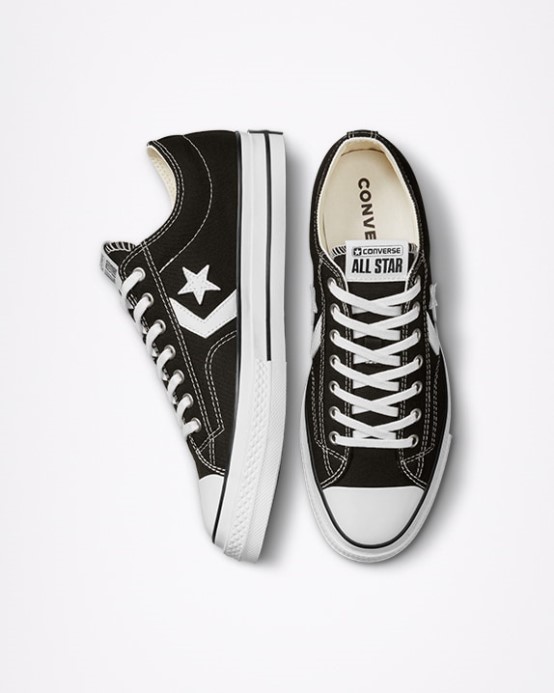 Hviezdny Hráč 76 Nízky Vrch Converse čierna/vintage Biela