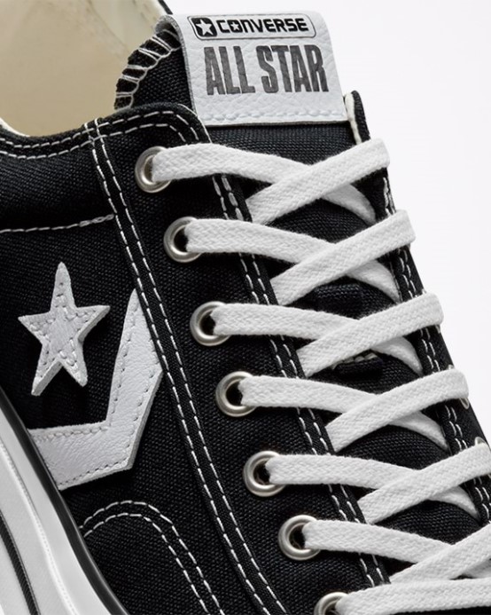 Hviezdny Hráč 76 Nízky Vrch Converse čierna/vintage Biela