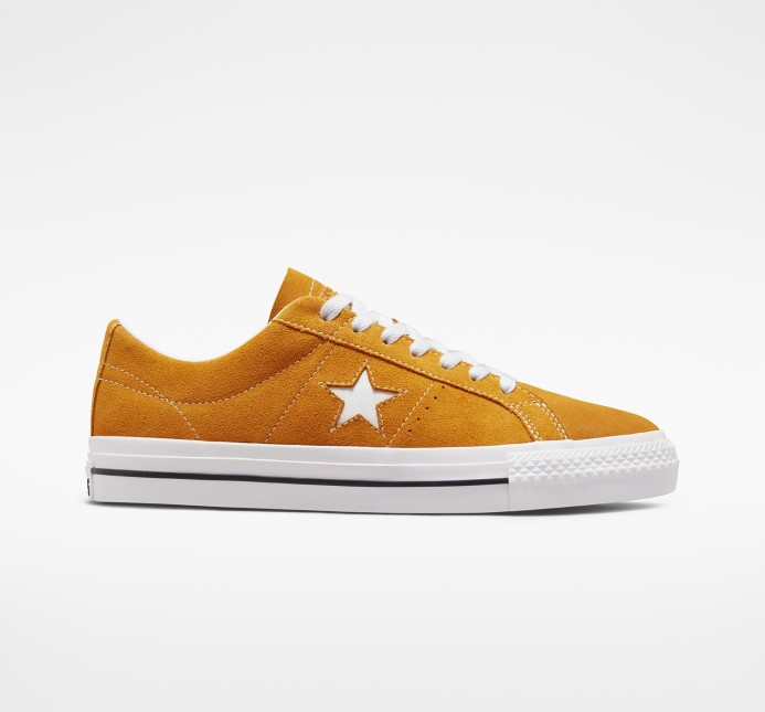 Zlaté Slnečné Hodiny/biela/čierna One Star Pro Sezónna Farba Low Top Converse