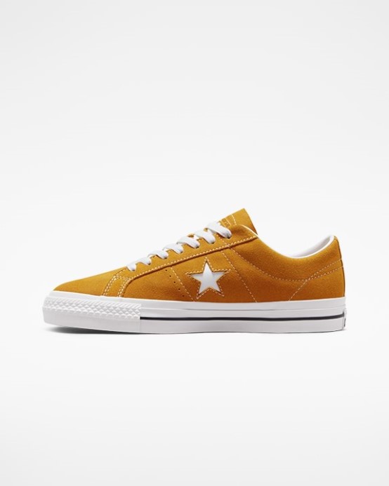 Zlaté Slnečné Hodiny/biela/čierna One Star Pro Sezónna Farba Low Top Converse